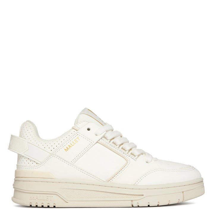Mallet Women's White Compton Trainers in Size 3, Sports Direct
