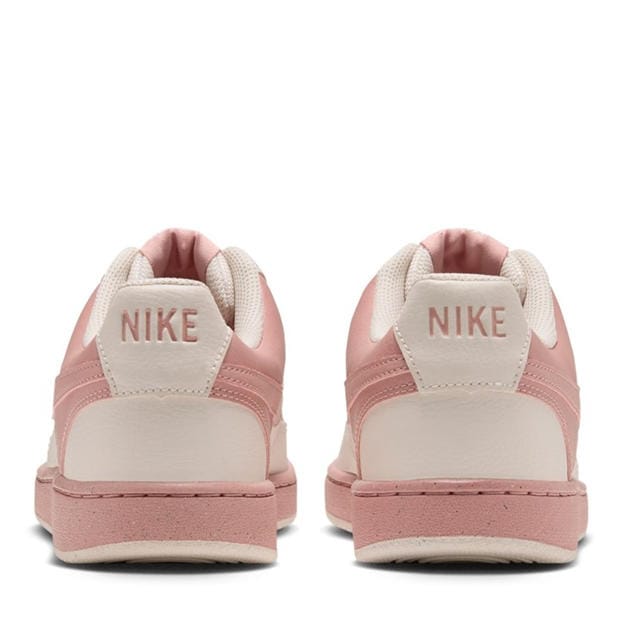Chalk/Pink - Nike - Womens Nike Court Vision Low Next Nature Trainers
