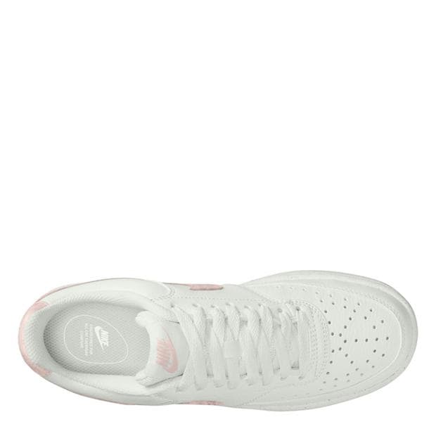 White/Pink Prl - Nike - Womens Nike Court Vision Low Next Nature Trainers