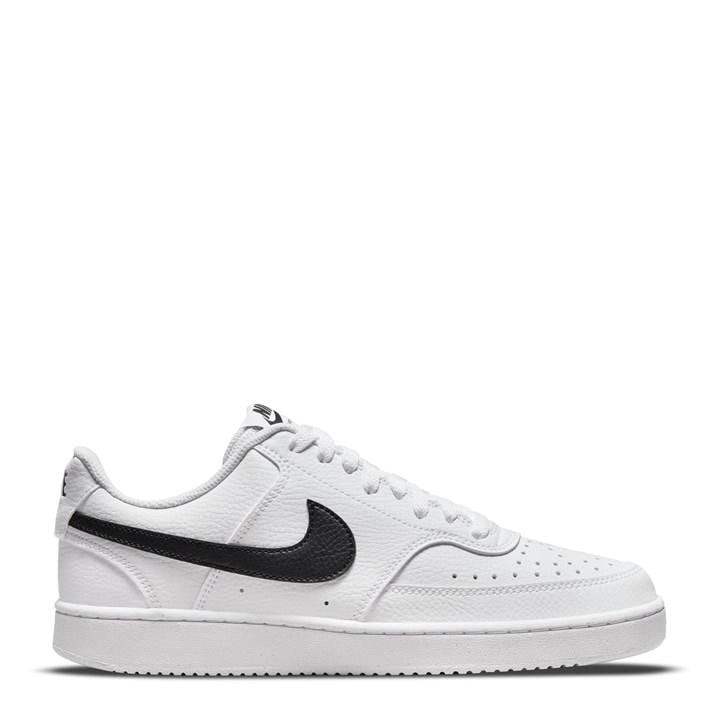Nike Women's White Court Vision Low Next Nature Trainers in Size 5, Sports Direct