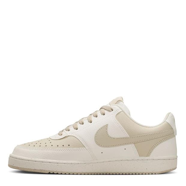 Cream/Phantom - Nike - Womens Nike Court Vision Low Next Nature Trainers