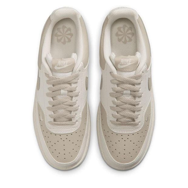Cream/Phantom - Nike - Womens Nike Court Vision Low Next Nature Trainers