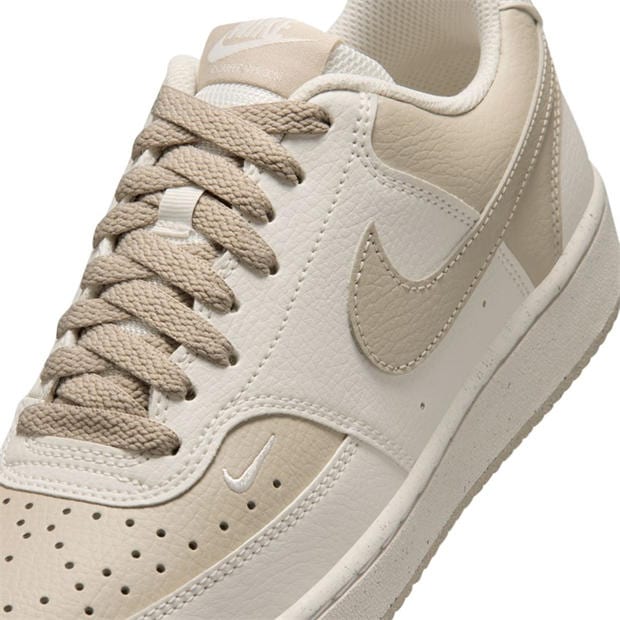Cream/Phantom - Nike - Womens Nike Court Vision Low Next Nature Trainers