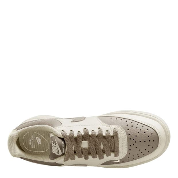Cream/Phantom - Nike - Womens Nike Court Vision Low Next Nature Trainers
