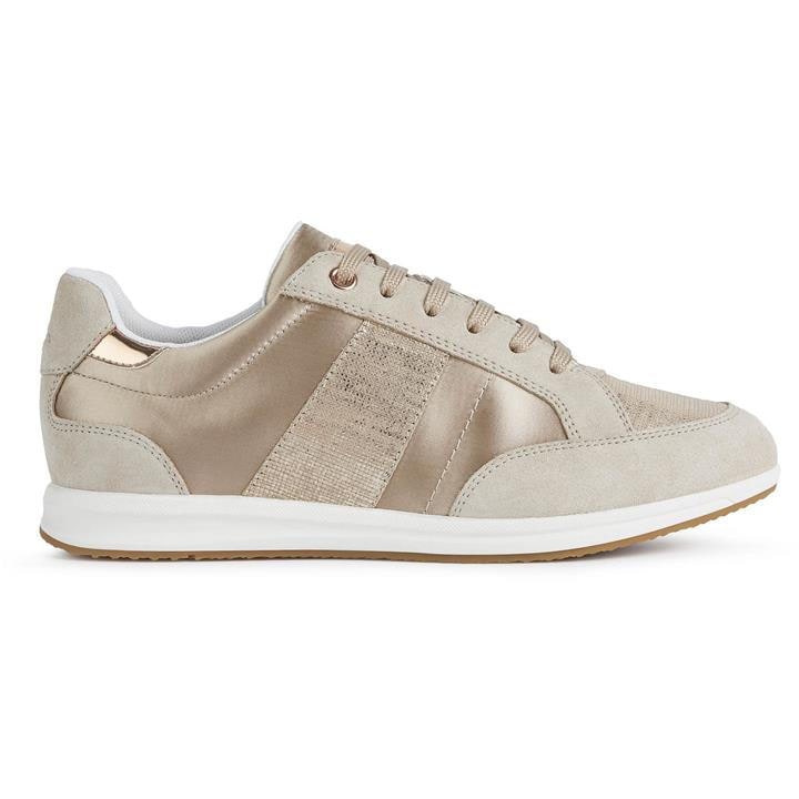 Geox Women's Beige D Avery Trainers in Size 7.5, Sports Direct