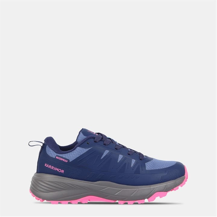 Karrimor Women's Blue Caracal Waterproof Trainers in Size 6.5, Sports Direct