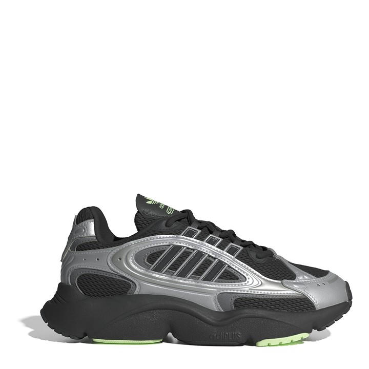 Adidas Originals Women's Black Ozmillen Chunky Platform Low-Top Trainers in Size 4, Sports Direct