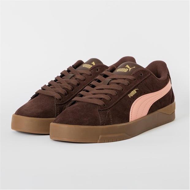Brown/Pink - Puma - Puma Jada Suede Womens Trainers