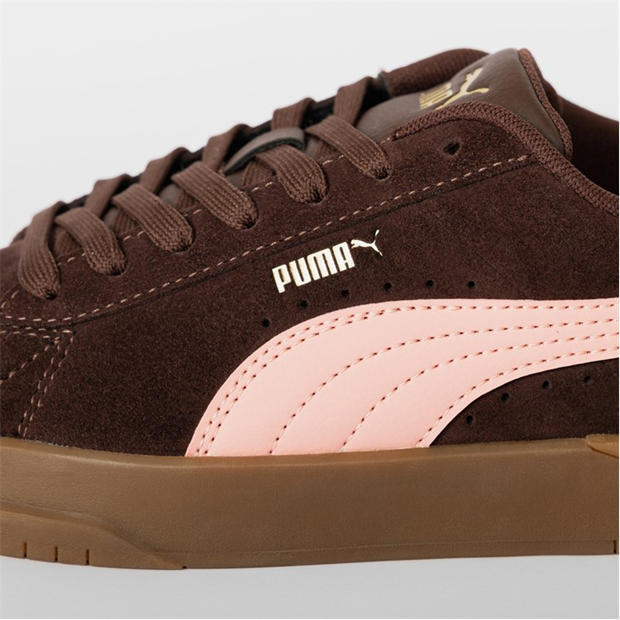 Brown/Pink - Puma - Puma Jada Suede Womens Trainers