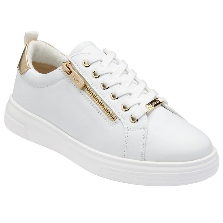 Lotus Shoes Women's White Alessia Low-Top Trainers in Size 7, Sports Direct
