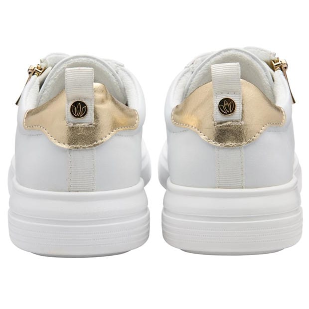 White - Lotus Shoes - Women's Alessia Low-Top Trainers