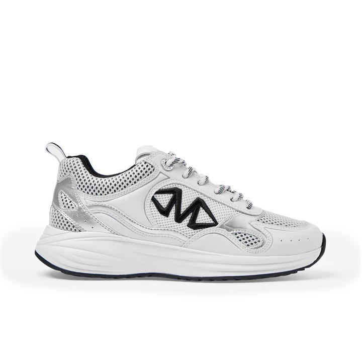 Mallet Women's White Willow Low-Top Trainers in Size 7, Sports Direct