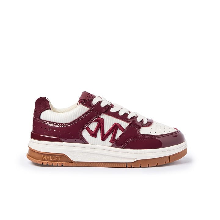 Mallet Women's White Clayton Low-Top Trainers in Size 8, Sports Direct