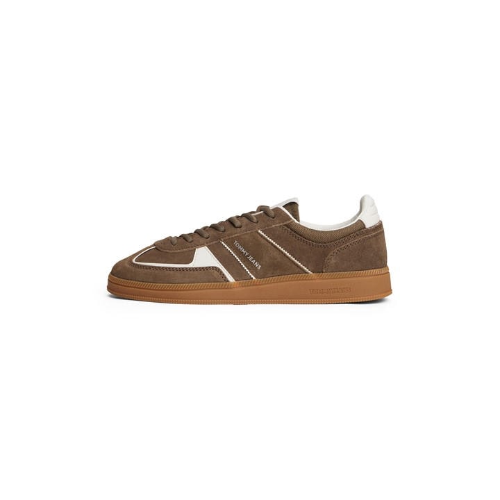 Tommy Jeans Women's Brown Greenwich Low-Top Trainers in Size 7, Sports Direct