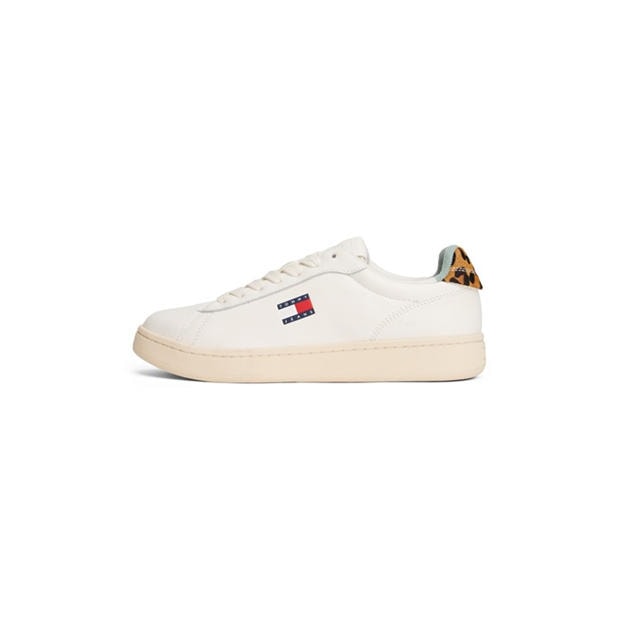 Ivory/Leopard - Tommy Jeans - Women's Archive 98 Low-Top Trainers