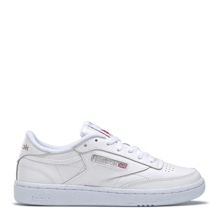 Reebok Women's White Club C Trainers in Size 6.5, Sports Direct