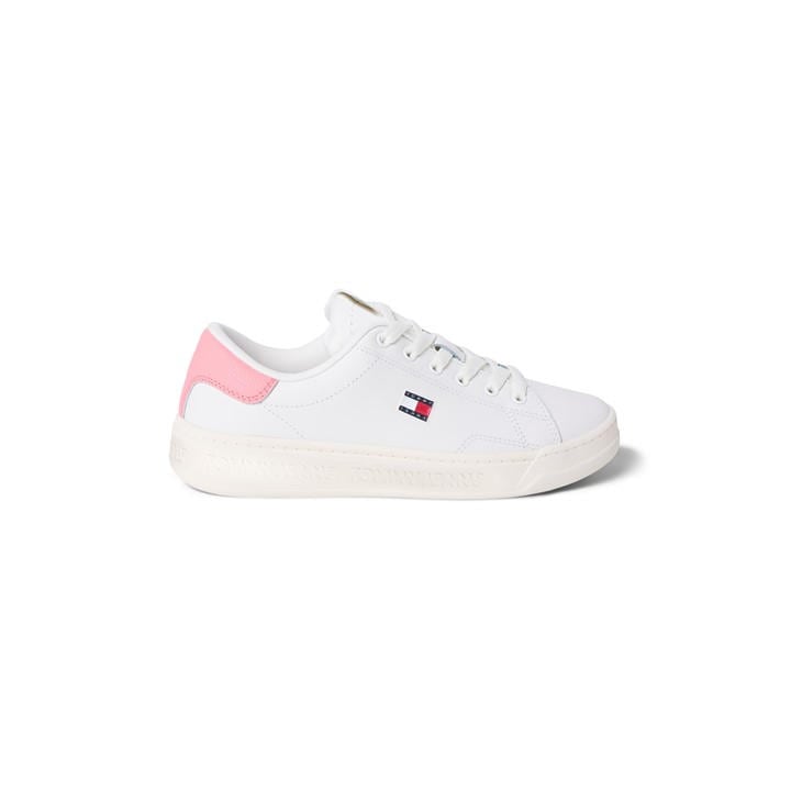 Tommy Jeans Women's White Low-Top Trainers in Size 7, Sports Direct