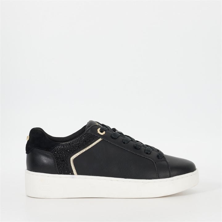 Dune London Women's Black Elli Low-Top Trainers in Size 3, Sports Direct