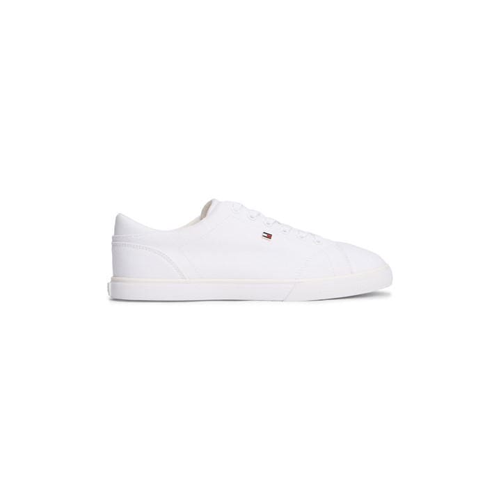 Tommy Hilfiger Women's White Low-Top Trainers in Size 7, Sports Direct