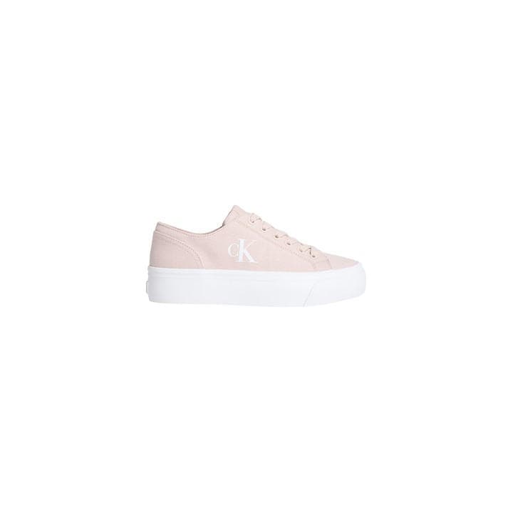 Calvin Klein Women's Pink Low-Top Trainers in Size 7, Sports Direct
