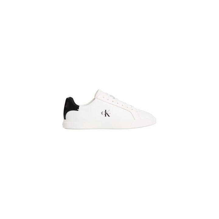 Calvin Klein Women's White Low-Top Trainers in Size 6.5, Sports Direct