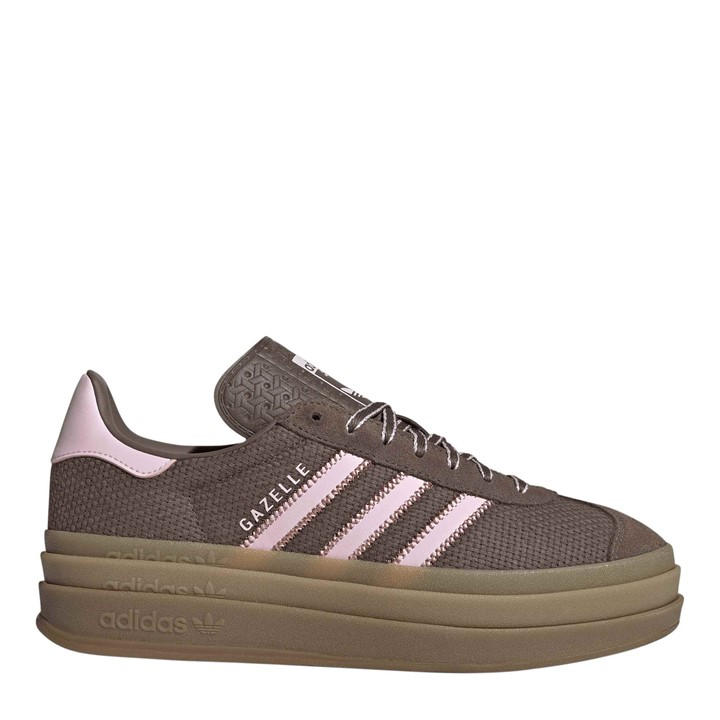 Adidas Originals Women's Brown Gazelle Bold Trainers in Size 3.5, Sports Direct