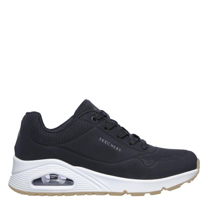 Skechers Women's Black Uno Stand On Air Trainers in Size 6.5, Sports Direct