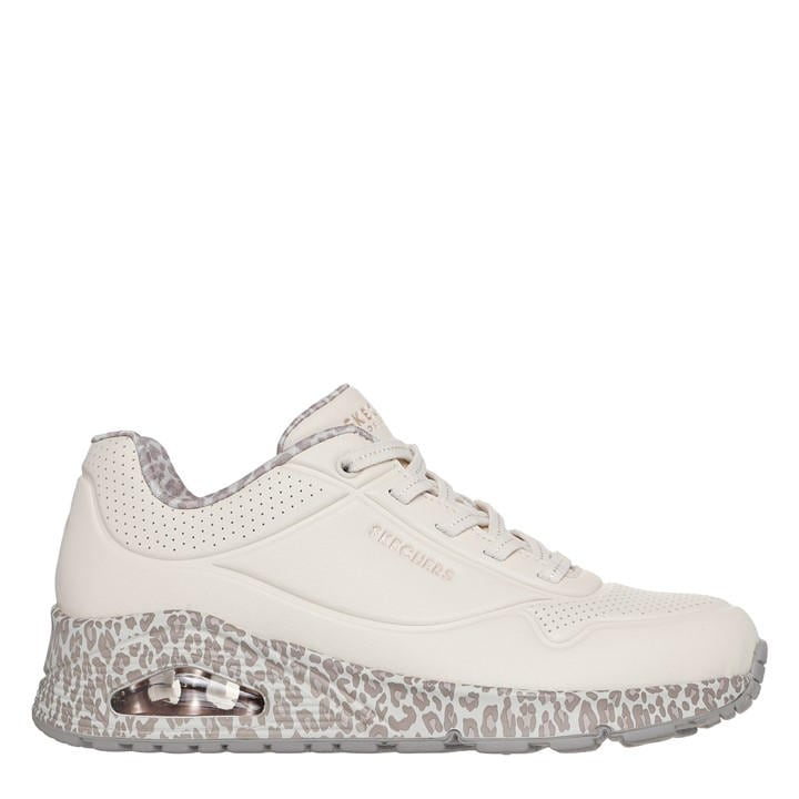 Skechers Women's White Uno Stand On Air Trainers in Size 8, Sports Direct