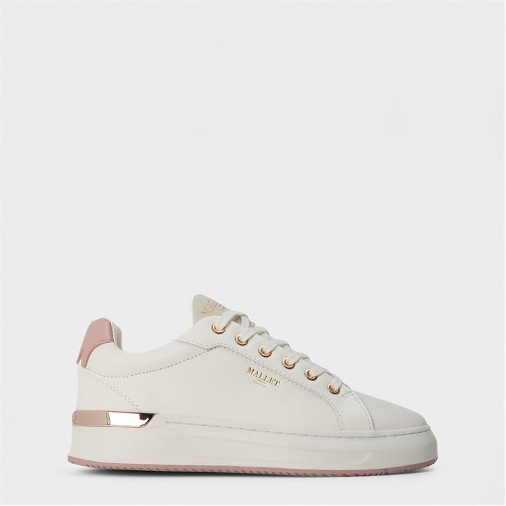 Mallet Women's White Grftr Low Trainers in Size 5, Sports Direct