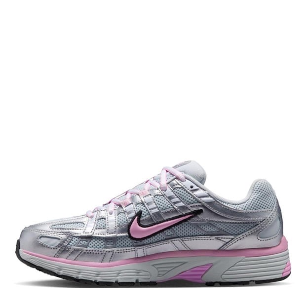 Wht/Silv/Pink - Nike - P-6000 Shoes Womens