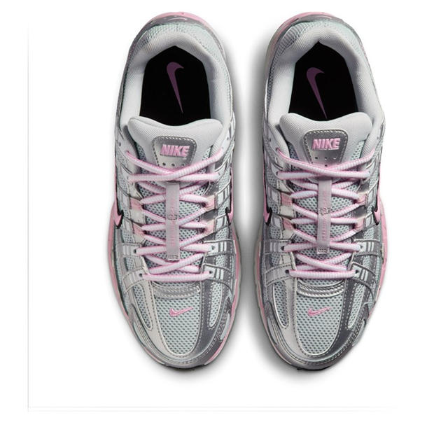 Wht/Silv/Pink - Nike - P-6000 Shoes Womens