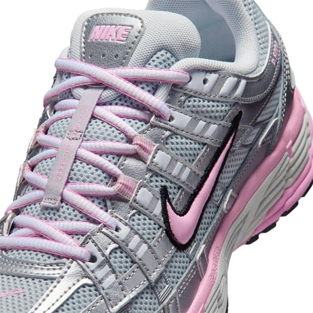 Wht/Silv/Pink - Nike - P-6000 Shoes Womens