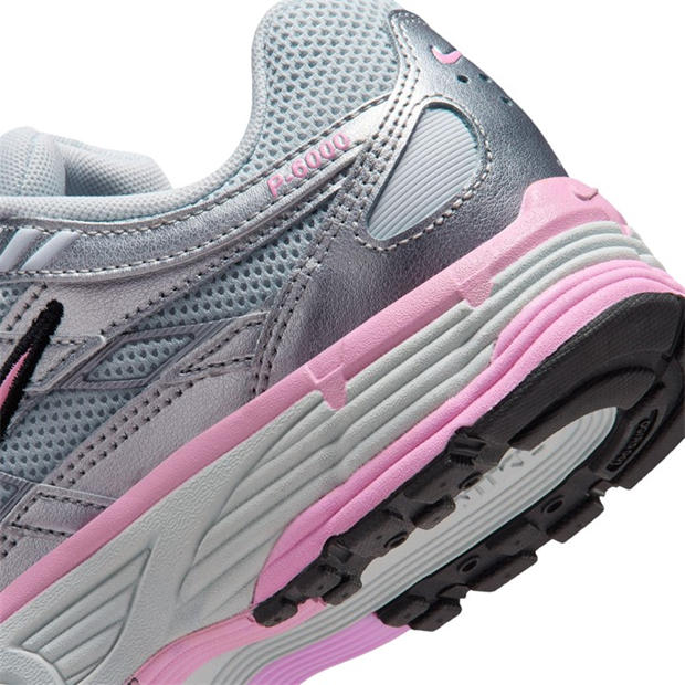 Wht/Silv/Pink - Nike - P-6000 Shoes Womens