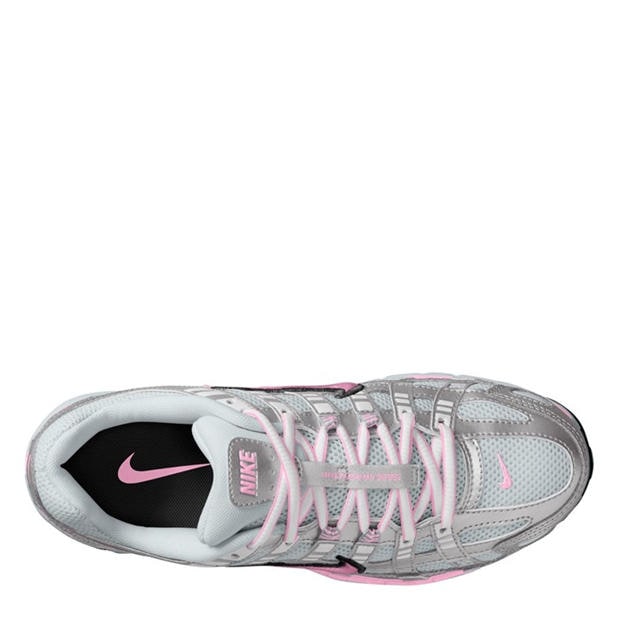 Wht/Silv/Pink - Nike - P-6000 Shoes Womens
