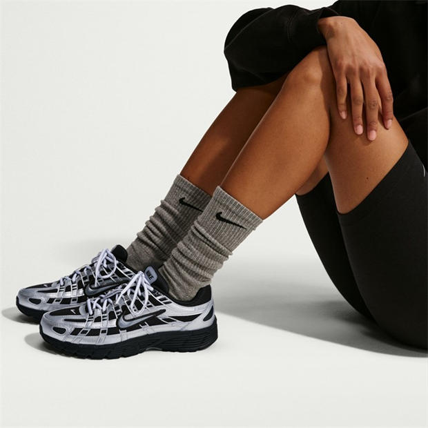 Black/Silver - Nike - P-6000 Shoes Womens
