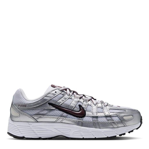 White/Burgundy - Nike - P-6000 Shoes Womens