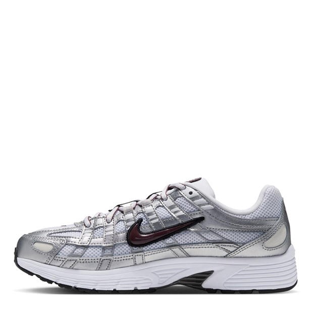 White/Burgundy - Nike - P-6000 Shoes Womens