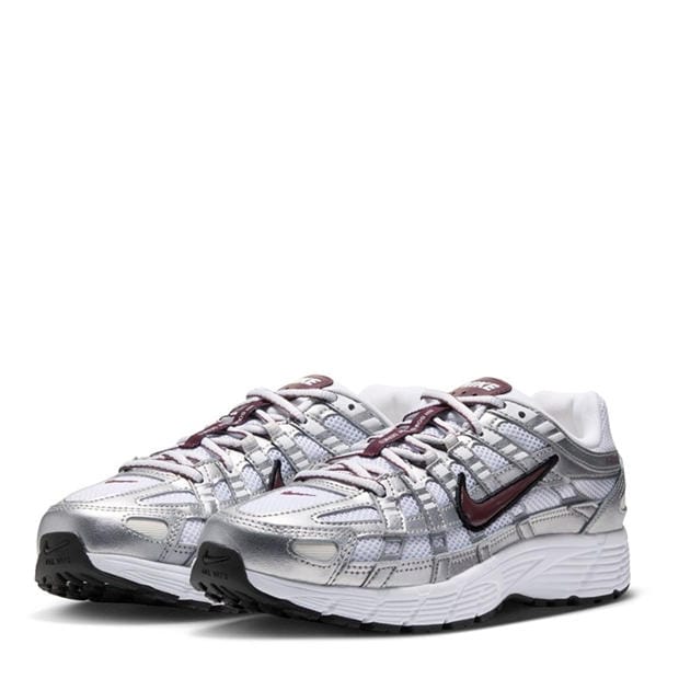 White/Burgundy - Nike - P-6000 Shoes Womens
