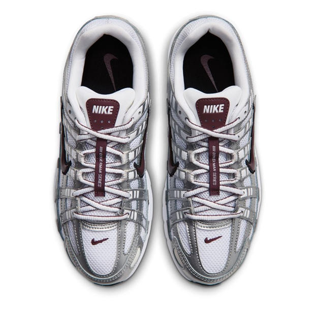 White/Burgundy - Nike - P-6000 Shoes Womens