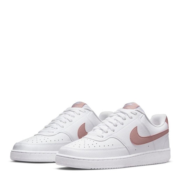 WHITE/PINK OXFO - Nike - Court Vision Low Next Nature Women's Shoes