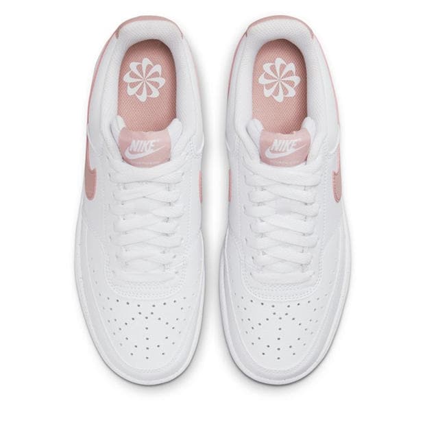WHITE/PINK OXFO - Nike - Court Vision Low Next Nature Women's Shoes