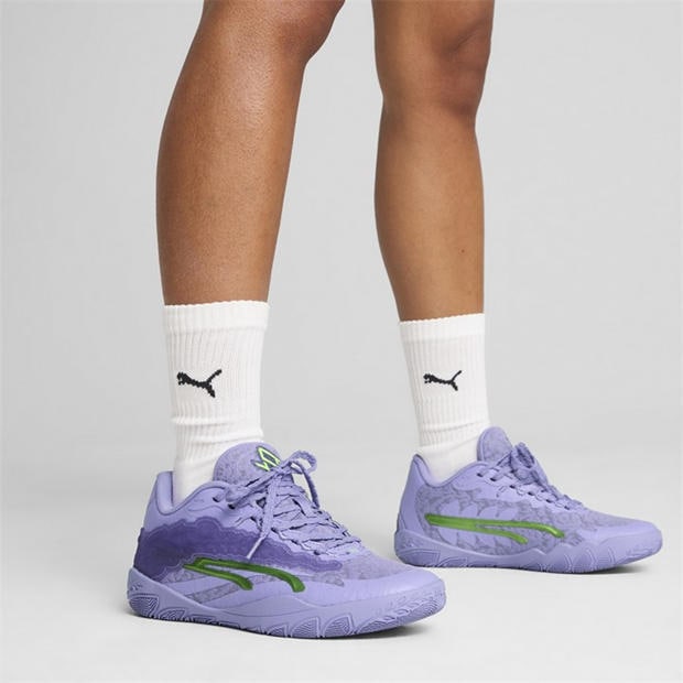 Lavender Alert - Puma - Puma Stewie 3 Lace Em Up Basketball Trainers Womens