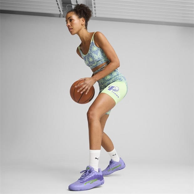 Lavender Alert - Puma - Puma Stewie 3 Lace Em Up Basketball Trainers Womens
