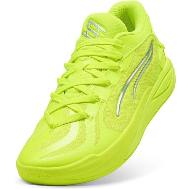 Lime Squeeze - Puma - Women's Stewie 4 Flawless Basketball Trainers