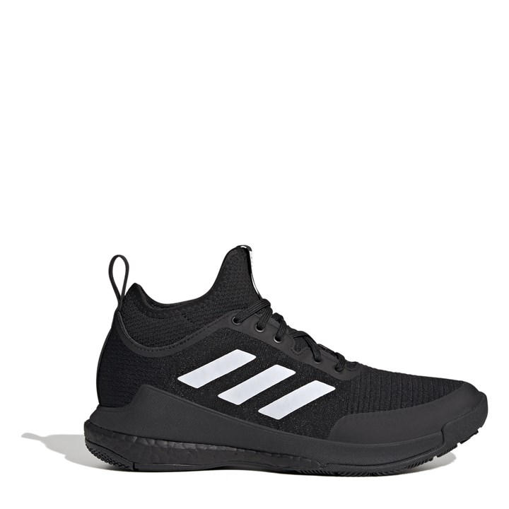Adidas Women's Black Crazyflight Mid Indoor Court Trainers in Size 3.5, Sports Direct