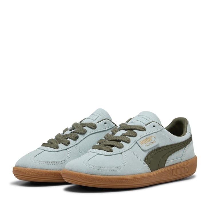 Puma Women's Green Palermo Trainers Size 7