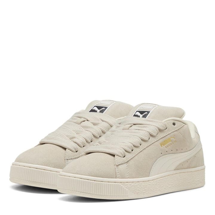 Puma Women's White Suede Xl Trainers in Size 7, Sports Direct