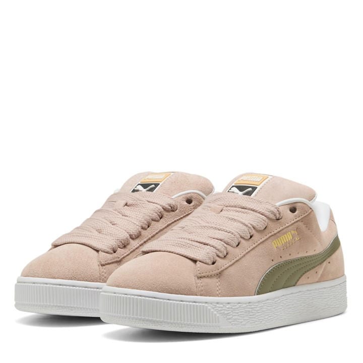 Puma Women's Pink Suede Xl Trainers in Size 8, Sports Direct