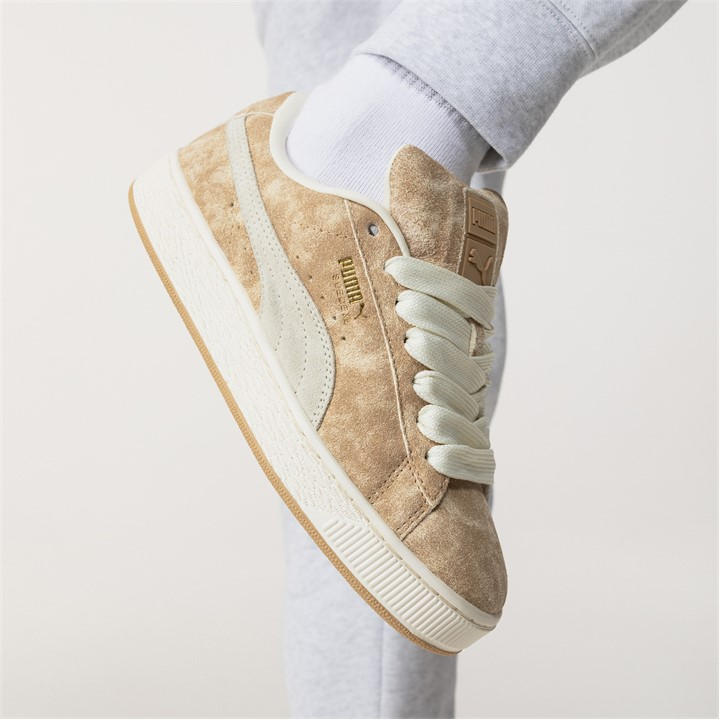 Puma Women's White Suede Xl Trainers in Size 4, Sports Direct