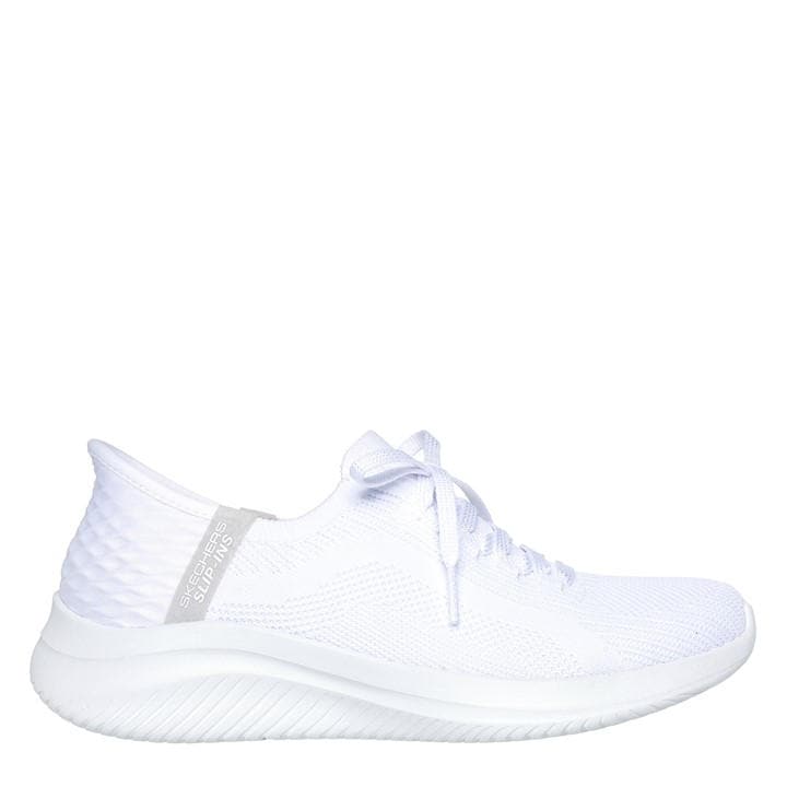 Skechers Women's White Slip On Runners in Size 5, Sports Direct